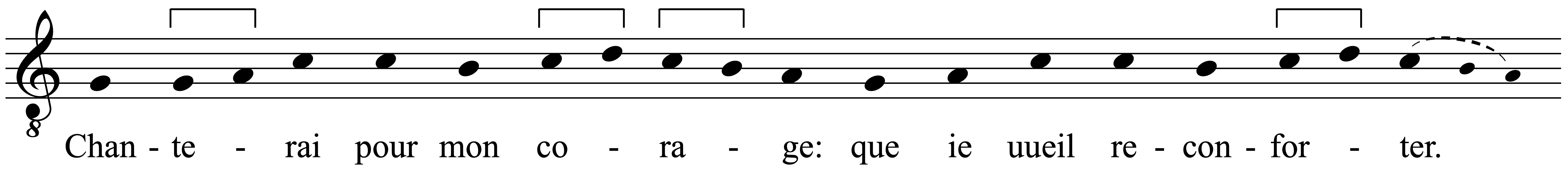 Work musical notation